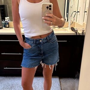 Oversized Zara Denim shorts